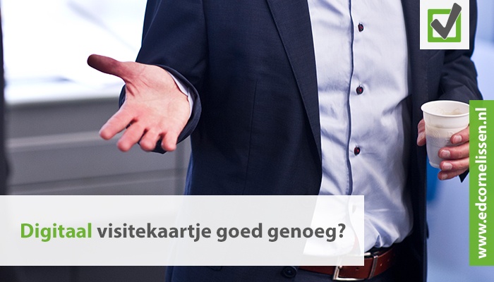 Digitaal visitekaartje