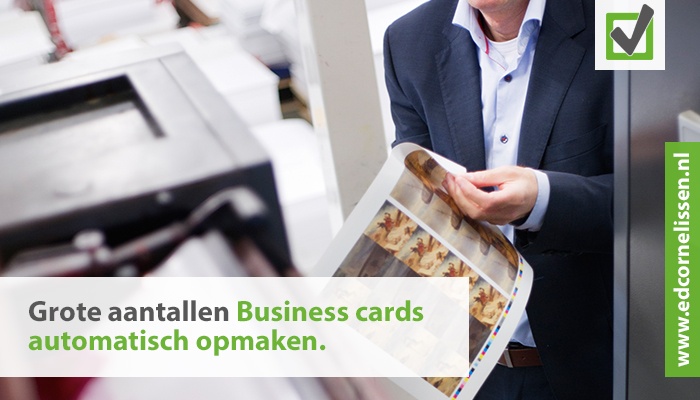 Businesscards productie voor corporate bedrijven