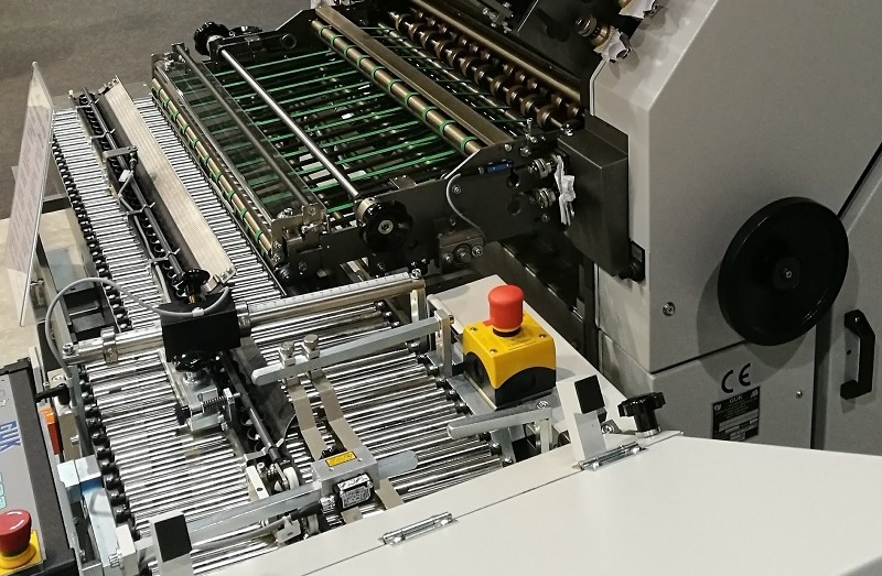 Vouwmachine detail